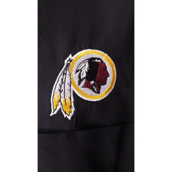Redskins Commanders Antigua Men's Long-Sleeve Button-Up Shirt XLT Black - Picture 5 of 7